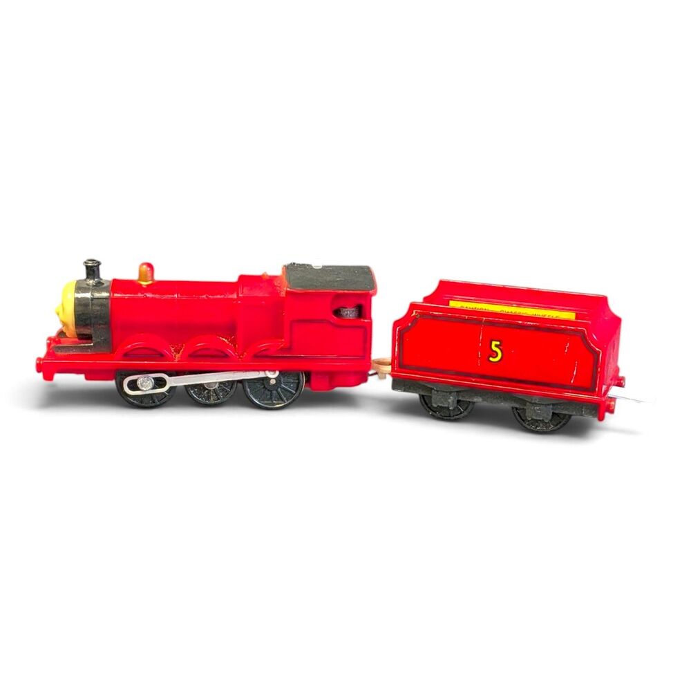 Thomas & Friends Trackmaster Motorized James Engine With Tender 2002